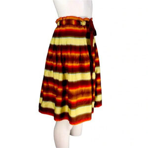 BCBG Maxazria Pleated Skirt Lined Cotton XS